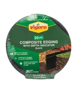 Vigoro 20 ft. Premium Black Composite Edging