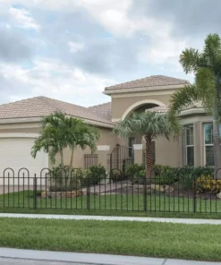 Vigoro Westbrook 36 in. x 48 in. Black Steel Fence Panel 26 Vigoro Westbrook 36 in. x 48 in. Black Steel Fence Panel -Vigoro sales Store black vigoro garden fencing 860329 44 1000