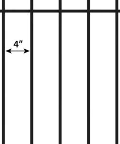 Vigoro Westbrook 36 in. x 48 in. Black Steel Fence Panel 19 Vigoro Westbrook 36 in. x 48 in. Black Steel Fence Panel -Vigoro sales Store black vigoro garden fencing 860329 a0 1000