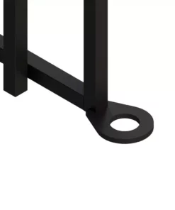 Vigoro Beaumont 40.4 in. H x 49.6 in. W Black Steel 3-Rail Fence Panel -Vigoro sales Store black vigoro garden fencing 860336 66 1000