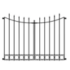 Vigoro Beaumont No Dig 40.4 in. H x 53.7 in. W Black Steel Decorative Fence Gate -Vigoro sales Store black vigoro garden fencing 860343 64 1000
