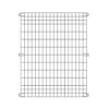 Vigoro 44 in. H x 36 in. W Steel Multi-Purpose No Dig Black Fence Panel