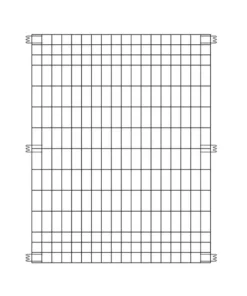 Vigoro 44 in. H x 36 in. W Steel Multi-Purpose No Dig Black Fence Panel