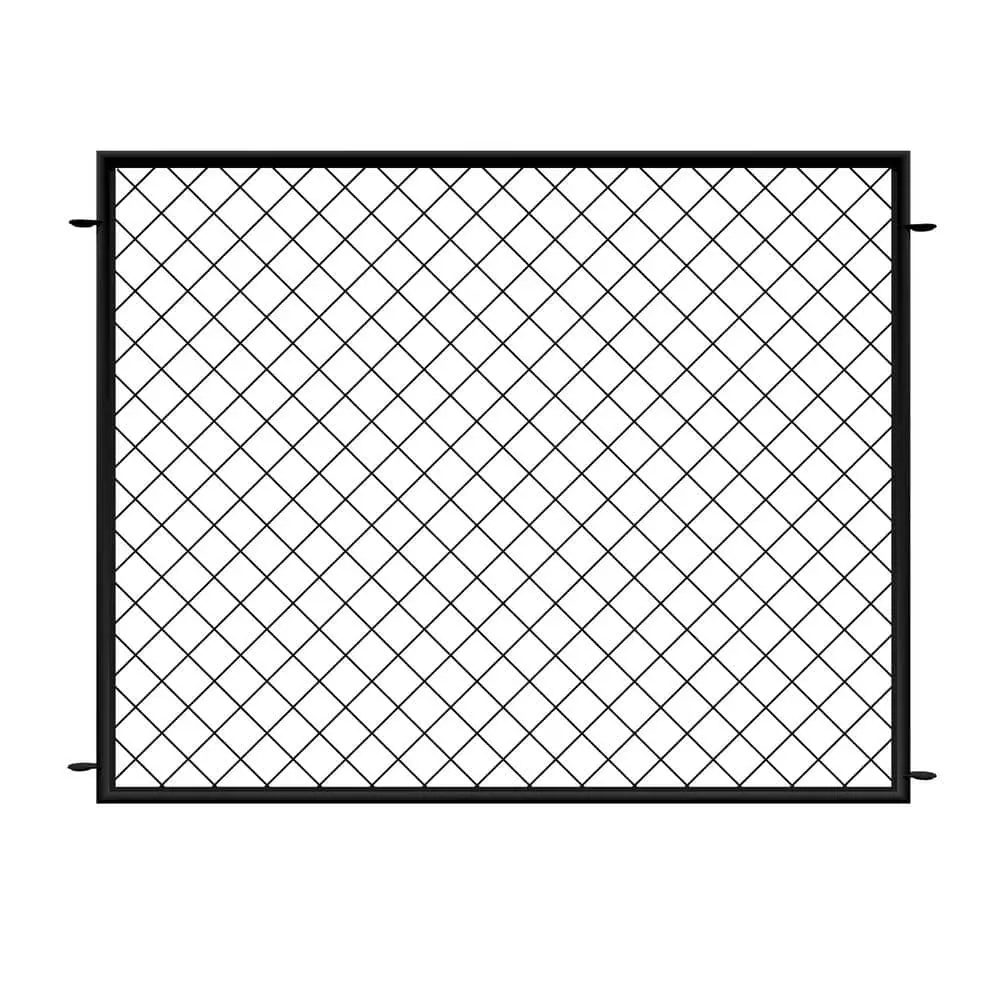 Vigoro 37.3 in. H x 51 in. W Steel Diamond Mesh Garden Fence Panel 3 Vigoro 37.3 in. H x 51 in. W Steel Diamond Mesh Garden Fence Panel