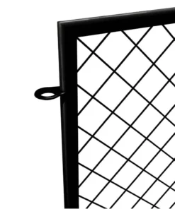 Vigoro 37.3 in. H x 51 in. W Steel Diamond Mesh Garden Fence Panel 21 Vigoro 37.3 in. H x 51 in. W Steel Diamond Mesh Garden Fence Panel -Vigoro sales Store black vigoro garden fencing 860640 77 1000