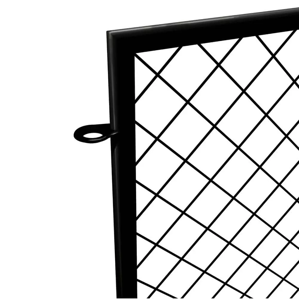 Vigoro 37.3 in. H x 51 in. W Steel Diamond Mesh Garden Fence Panel 9 Vigoro 37.3 in. H x 51 in. W Steel Diamond Mesh Garden Fence Panel - Image 7