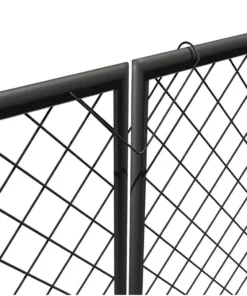 Vigoro 37.3 in. H x 50.2 in. W Steel Diamond Mesh Garden Fence Gate 18 Vigoro 37.3 in. H x 50.2 in. W Steel Diamond Mesh Garden Fence Gate -Vigoro sales Store black vigoro garden fencing 860657 c3 1000