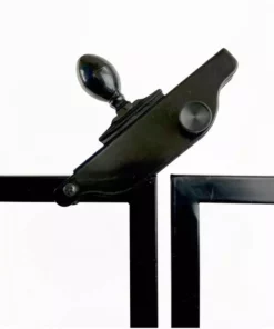 Vigoro 37.2 in. H x 55.7 in. W Steel 3-Rail Garden Fence Gate -Vigoro sales Store black vigoro garden fencing 860718 c3 1000