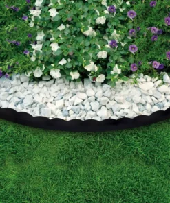 Vigoro 20 ft. x 2.25 in. Black Scalloped Polyethylene No-Dig Edging -Vigoro sales Store black vigoro plastic edging 3011 20hd 5 4f 1000