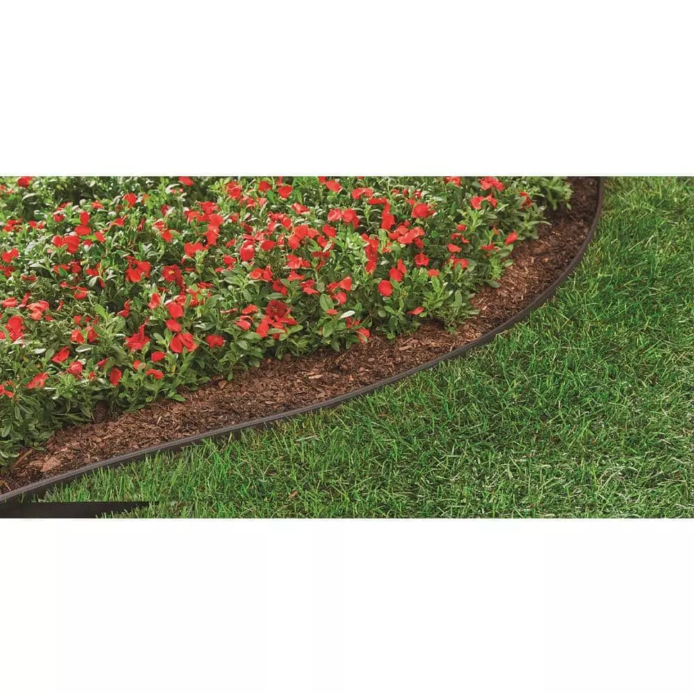 Vigoro 60 ft. x 0.5 in. x 4.5 in. Black Plastic Lawn Edging 7 Vigoro 60 ft. x 0.5 in. x 4.5 in. Black Plastic Lawn Edging - Image 5