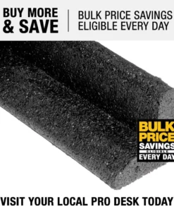 Vigoro EcoBorder 4 ft. Black Rubber Landscape Edging (48-Count/Pallet) -Vigoro sales Store black vigoro rubber edging ecobrd bl 48 77 1000