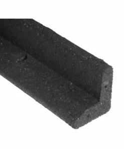 Vigoro EcoBorder 4 ft. Black Rubber Landscape Edging (Single)