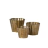 SULLIVANS Brown Metal Flower Pots (Set of 3) 1 SULLIVANS Brown Metal Flower Pots (Set of 3) -Vigoro sales Store brown sullivans plant pots met1578 64 1000