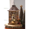 SULLIVANS Brown Metal and Wood Pinecone Lantern