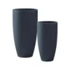 KANTE 31.4" and 23.6"H Charcoal Finish Concrete Tall Planters (Set of 2), Large Outdoor Indoor w/Drainage Hole & Rubber Plug 1 KANTE 31.4" and 23.6"H Charcoal Finish Concrete Tall Planters (Set of 2), Large Outdoor Indoor w/Drainage Hole & Rubber Plug -Vigoro sales Store charcoal kante plant pots rc0099ab c60121 64 1000