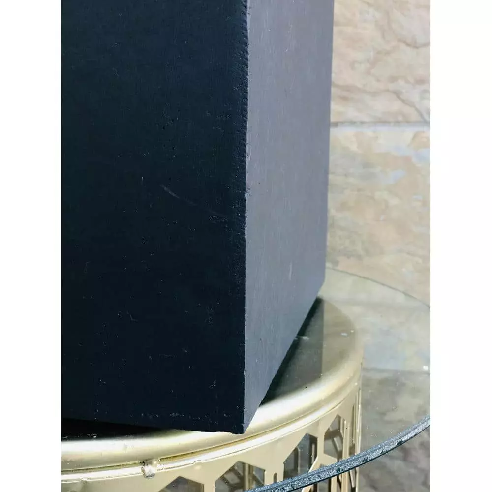 KANTE 12 in. Tall Charcoal Lightweight Concrete Square Modern Outdoor Planter 8 KANTE 12 in. Tall Charcoal Lightweight Concrete Square Modern Outdoor Planter - Image 6