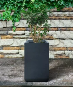 KANTE 27.6 in. H Square Charcoal Concrete and Fiberglass Tall Planter Outdoor Indoor Lightweight Plant Pots 13 KANTE 27.6 in. H Square Charcoal Concrete and Fiberglass Tall Planter Outdoor Indoor Lightweight Plant Pots -Vigoro sales Store charcoal kante plant pots rf0222c c60121 44 1000