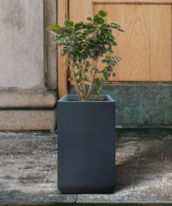 KANTE 27.6 in. H Square Charcoal Concrete and Fiberglass Tall Planter Outdoor Indoor Lightweight Plant Pots 11 KANTE 27.6 in. H Square Charcoal Concrete and Fiberglass Tall Planter Outdoor Indoor Lightweight Plant Pots -Vigoro sales Store charcoal kante plant pots rf0222c c60121 4f 1000
