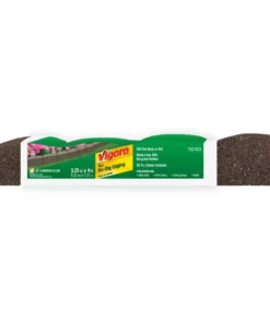 Vigoro Roman Stone 4 ft. Earth Rubber Garden Edging