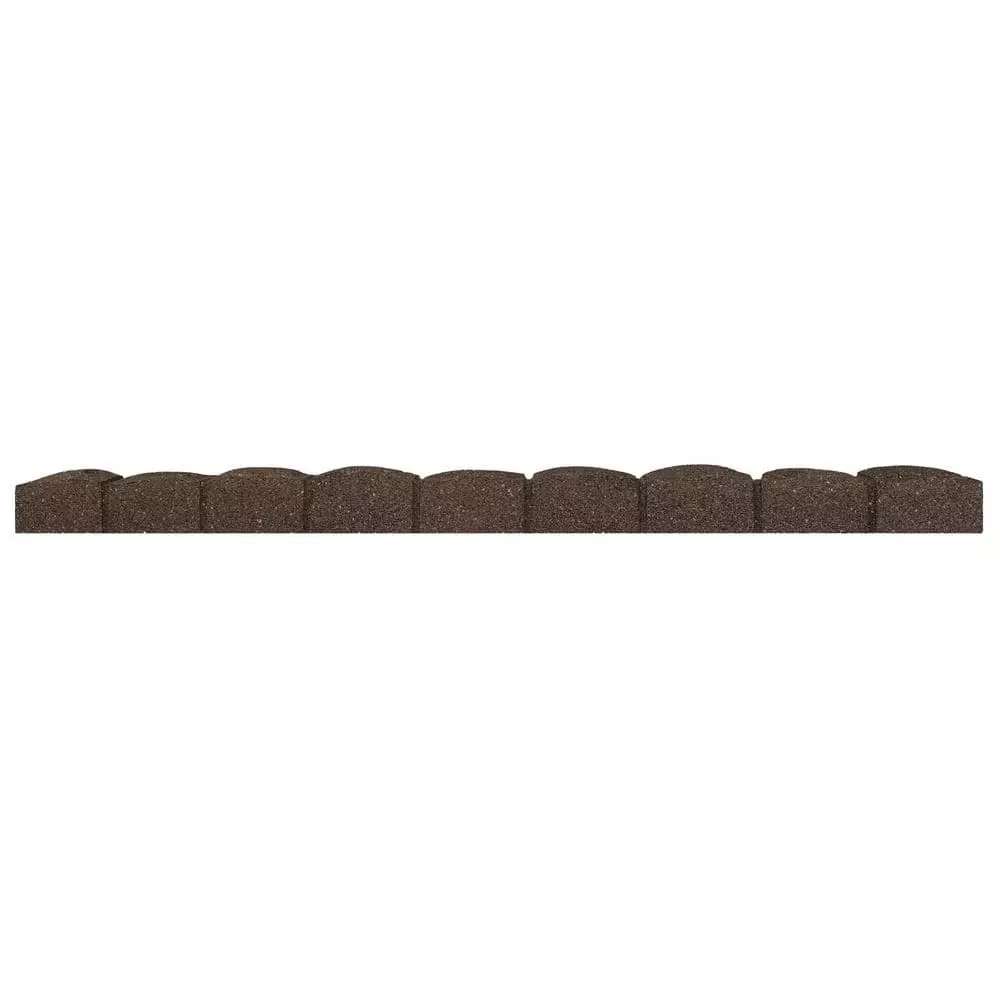 Vigoro Roman Stone 48 in. Rubber Garden Edging Earth (Pack of 2) 3 Vigoro Roman Stone 48 in. Rubber Garden Edging Earth (Pack of 2)