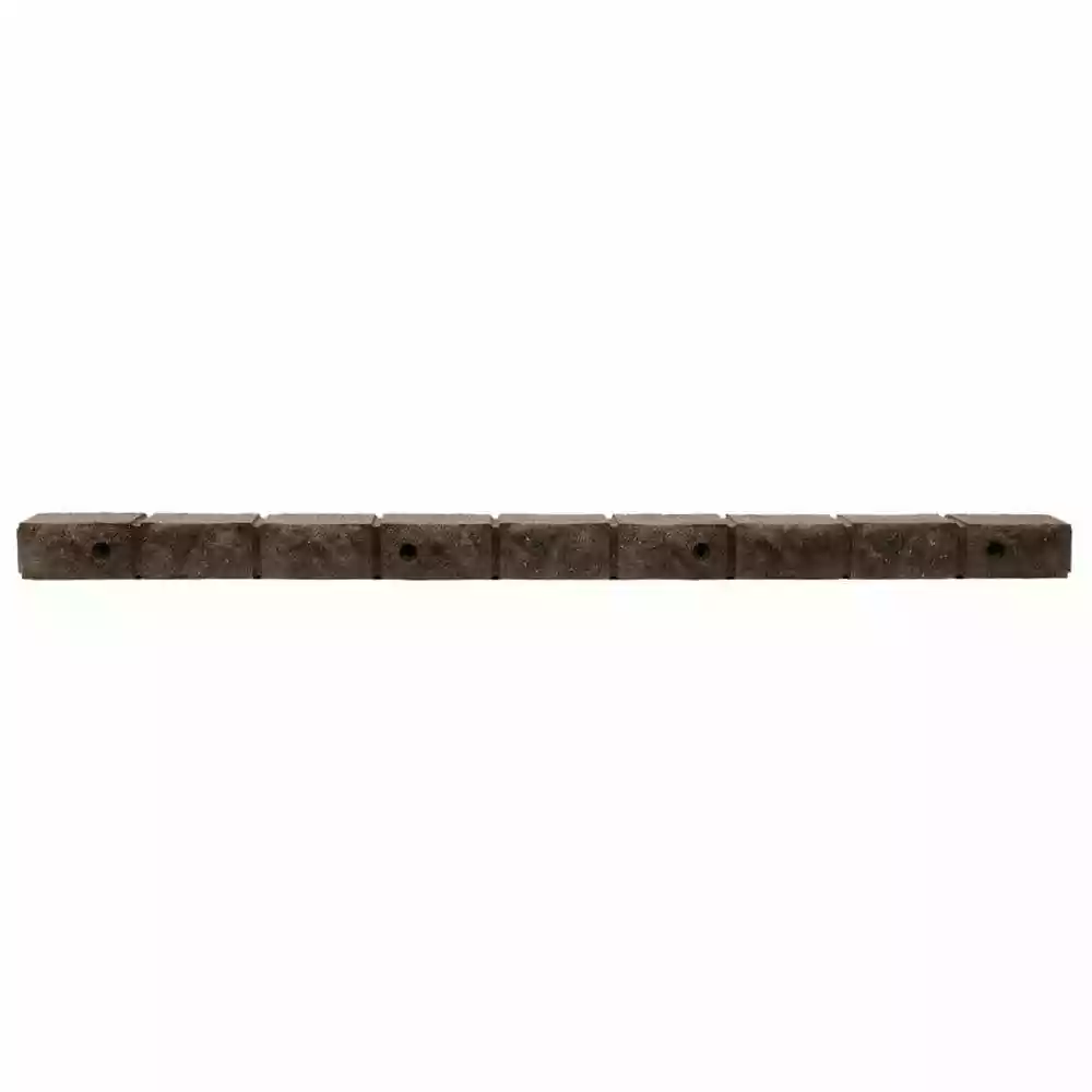 Vigoro Roman Stone 48 in. Rubber Garden Edging Earth (Pack of 2) 5 Vigoro Roman Stone 48 in. Rubber Garden Edging Earth (Pack of 2) - Image 3