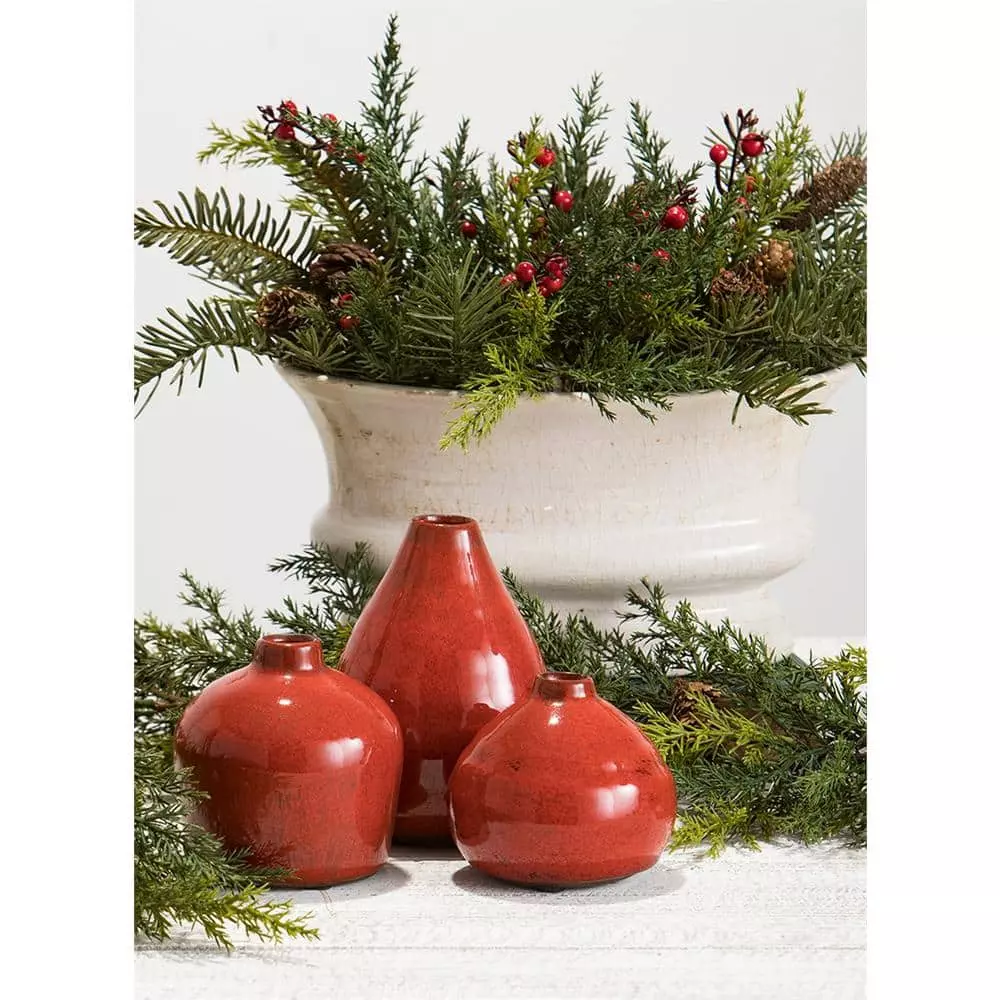 SULLIVANS Ivory Low Oval Ceramic Planter 4 SULLIVANS Ivory Low Oval Ceramic Planter - Image 2