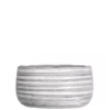 SULLIVANS Gray and White Ceramic Striped Planter -Vigoro sales Store gray and white sullivans plant pots cm2785 64 1000