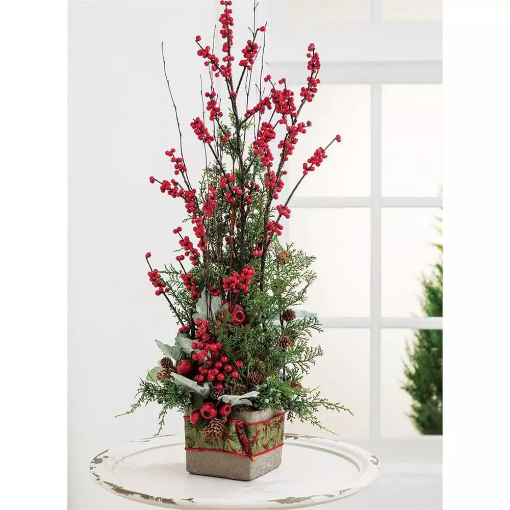 SULLIVANS Gray Cement Square Planter 4 SULLIVANS Gray Cement Square Planter - Image 2