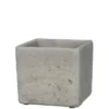 SULLIVANS Gray Cement Square Planter