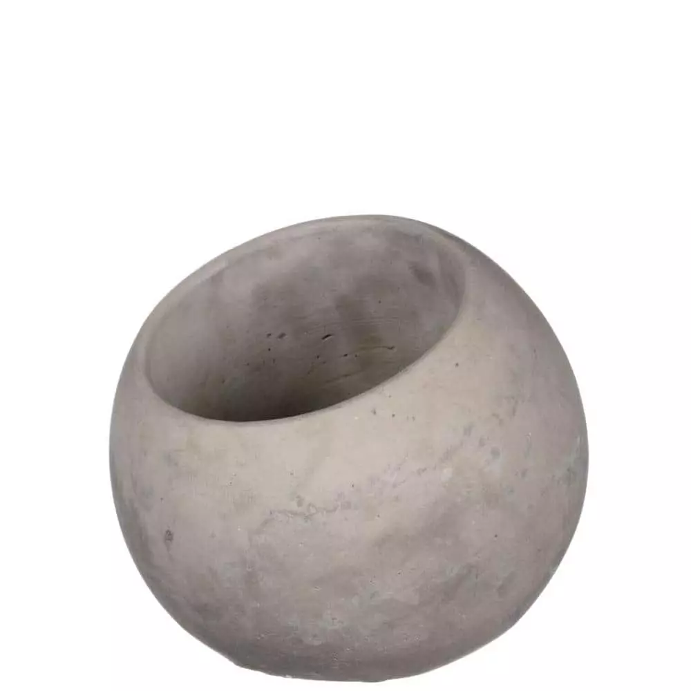 SULLIVANS Gray Cement Ball Planter 3 SULLIVANS Gray Cement Ball Planter