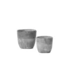 SULLIVANS Gray Cement Pot (Set of 2) -Vigoro sales Store gray sullivans plant pots cmt1187 64 1000