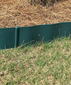 Vigoro 2 ft. W x 0.25 in. L Green Plastic Easy Edging 13 Vigoro 2 ft. W x 0.25 in. L Green Plastic Easy Edging -Vigoro sales Store green vigoro plastic edging 51034 44 1000