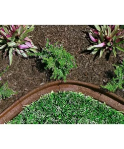 Vigoro EcoBorder 4 ft. Green Rubber Landscape Edging (48-Count/Pallet) -Vigoro sales Store green vigoro rubber edging ecobrd gr 48 d4 1000
