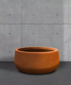 KANTE 16 in. Dia. Round Iron Oxide Concrete Bowl Planter, Outdoor Indoor Large Planter Pot with Drainage Hole 19 KANTE 16 in. Dia. Round Iron Oxide Concrete Bowl Planter, Outdoor Indoor Large Planter Pot with Drainage Hole -Vigoro sales Store iron oxide kante plant pots rc0051b c80621 31 1000