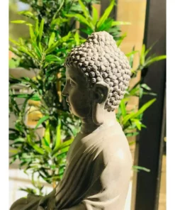 KANTE 25.6 in. H Natural Concrete/Fiberglass Indoor Outdoor Sitting Meditating Zen Buddha Statue 19 KANTE 25.6 in. H Natural Concrete/Fiberglass Indoor Outdoor Sitting Meditating Zen Buddha Statue -Vigoro sales Store kante garden statues osp141006 c80021 44 1000