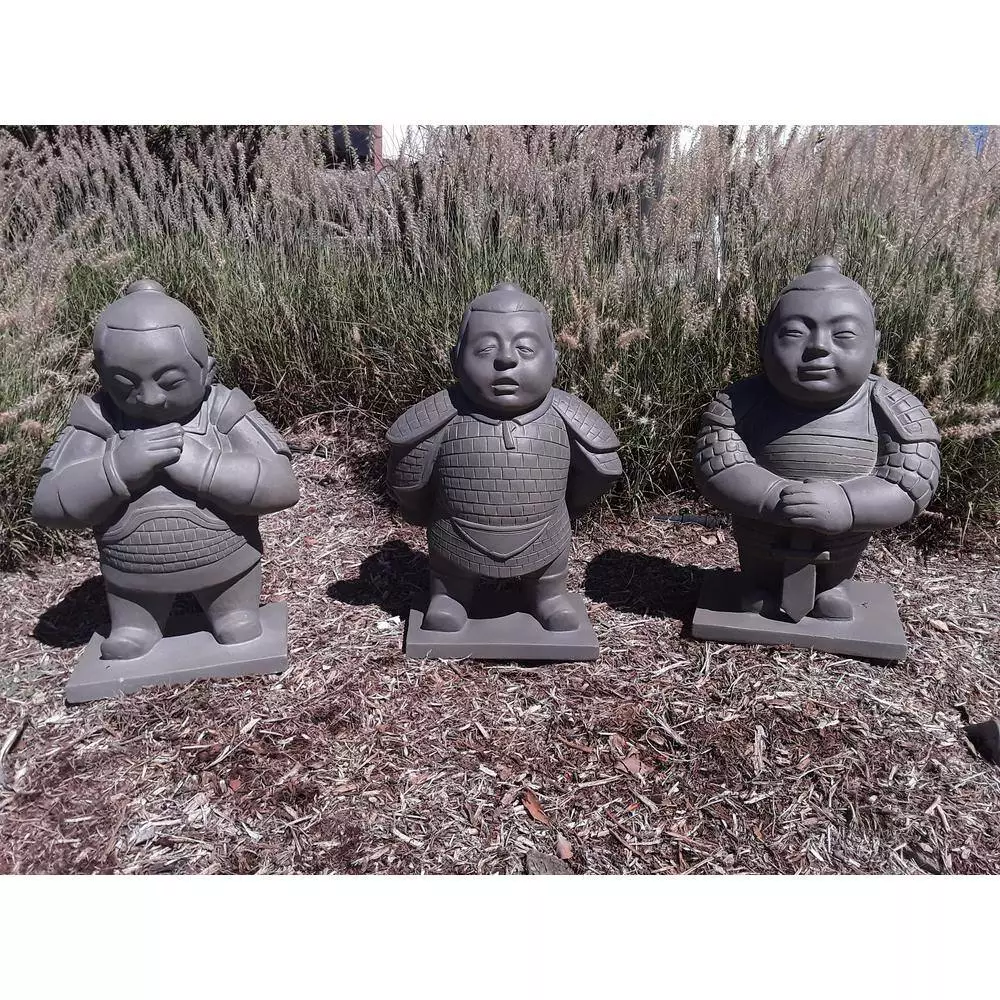 KANTE 19 in. H Sculpting Clay Lightweight Concrete/Fiberglass Indoor Outdoor Praying Standing Warrior Statue 6 KANTE 19 in. H Sculpting Clay Lightweight Concrete/Fiberglass Indoor Outdoor Praying Standing Warrior Statue - Image 4