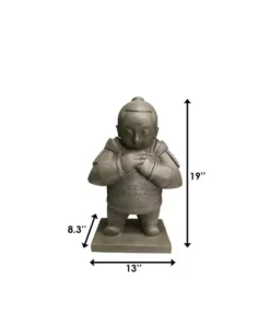 KANTE 19 in. H Sculpting Clay Lightweight Concrete/Fiberglass Indoor Outdoor Praying Standing Warrior Statue 12 KANTE 19 in. H Sculpting Clay Lightweight Concrete/Fiberglass Indoor Outdoor Praying Standing Warrior Statue -Vigoro sales Store kante garden statues ospd0010a c70041 44 1000