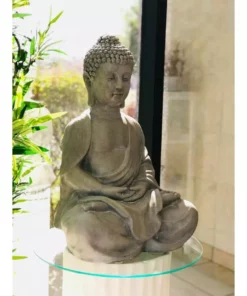 KANTE Lightweight Sitting Meditating Buddha Zen Indoor 14 KANTE Lightweight Sitting Meditating Buddha Zen Indoor -Vigoro sales Store kante garden statues r141006 c80021 1f 1000