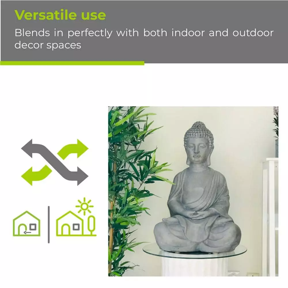 KANTE Lightweight Sitting Meditating Buddha Zen Indoor 10 KANTE Lightweight Sitting Meditating Buddha Zen Indoor - Image 8