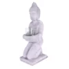 KANTE 12.8 in. H Gray Cement Buddha Tealight Candle Holder Garden Statue Ornament -Vigoro sales Store kante garden statues sx20200173 64 1000