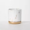 SULLIVANS Marbled White and Gold Terracotta Pot 2 SULLIVANS Marbled White and Gold Terracotta Pot -Vigoro sales Store marbled white and gold sullivans plant pots cmt1208 64 1000