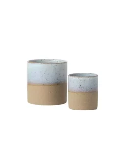 SULLIVANS Multi-Color Ceramic Planter (Set of 2)