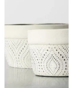 SULLIVANS Multi-Color Cement Dish Garden Pot (Set of 2) 8 SULLIVANS Multi-Color Cement Dish Garden Pot (Set of 2) -Vigoro sales Store multicolor sullivans plant pots cmt1179 4f 1000