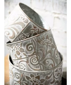 SULLIVANS Multi-Color Metal Planter (Set of 3) -Vigoro sales Store multicolor sullivans plant pots met1680 1f 1000