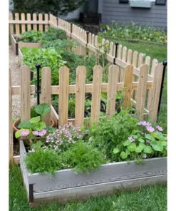 Vigoro 37.1 in. H x 45.35 in. W Cedar Garden Fence Panel 26 Vigoro 37.1 in. H x 45.35 in. W Cedar Garden Fence Panel -Vigoro sales Store natural cedar wood vigoro garden fencing 860664 44 1000