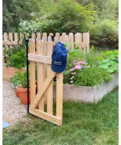 Vigoro 37.1 in. H x 48.3 in. W Cedar Garden Fence Gate -Vigoro sales Store natural cedar wood vigoro garden fencing 860671 fa 1000