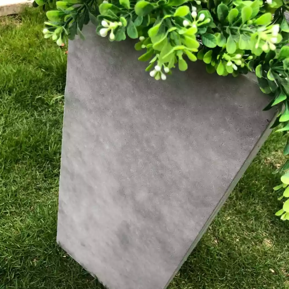 KANTE 28 in. H Square Natural Concrete/Fiberglass Indoor Outdoor Modern Seamless Tall Planter 7 KANTE 28 in. H Square Natural Concrete/Fiberglass Indoor Outdoor Modern Seamless Tall Planter - Image 5