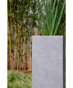 KANTE 28 in. H Square Natural Concrete/Fiberglass Indoor Outdoor Modern Seamless Tall Planter 11 KANTE 28 in. H Square Natural Concrete/Fiberglass Indoor Outdoor Modern Seamless Tall Planter -Vigoro sales Store natural concrete kante plant pots osf0002c c80021 4f 1000