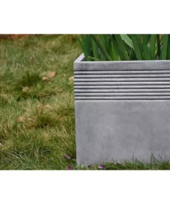 KANTE 15 in. W Square Natural Concrete/Fiberglass Indoor Outdoor Elegant Planter 17 KANTE 15 in. W Square Natural Concrete/Fiberglass Indoor Outdoor Elegant Planter -Vigoro sales Store natural concrete kante plant pots osf0128b c80021 1f 1000
