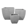 KANTE Square Natural Finish Lightweight Concrete & Weather Resistant Fiberglass Planters with Drainage Holes (Set of 3) 1 KANTE Square Natural Finish Lightweight Concrete & Weather Resistant Fiberglass Planters with Drainage Holes (Set of 3) -Vigoro sales Store natural concrete kante plant pots rf0126abc c80021 64 1000